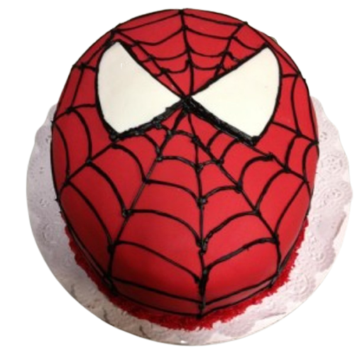 Spider-man Face Cake